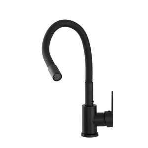 Robinet de cuisine Flow Flex pour évier - Noir mat